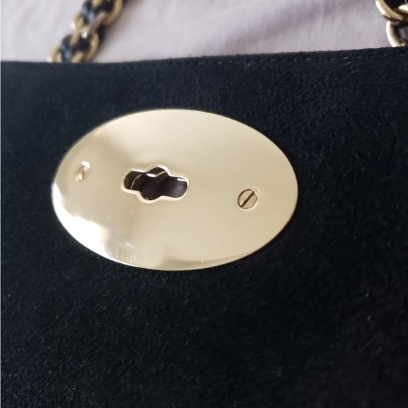 Mulberry Medium Lily Black Shoulder Bag - Picture 13 of 16